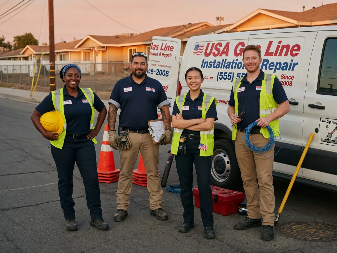 Gas Line Installation company in Timpson, TX